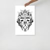 African Mask Drawing "Mask 100 of 100" African Masks Art - Image 3