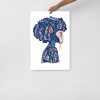 Pink Afrocentric Art Print "Beautiful Mind" Afrocentric Wall Art - Image 3