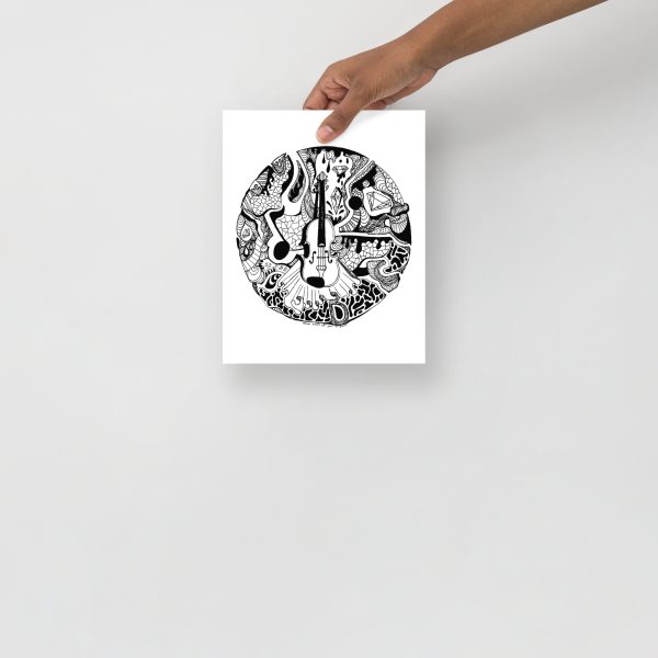 Music Artwork "Circle of Music" | Music Wall Art - Image 3