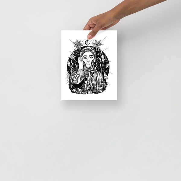 Arabian Women Art “Mashallah No. 2” Creative UAE Art | Wall art - Image 3