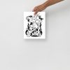 Cat Drawing “Magical Cat of Fortune” Cat Art Print - Image 3