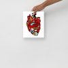 Heart Drawing “Transparent Heart” Anatomical Heart Art Print - Image 3