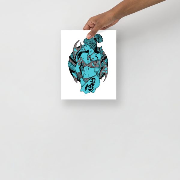 Blue Scorpio Art "Scorpio Beauty" | Scorpio Woman Art - Image 3