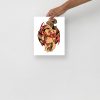 Royal Red Scorpio Art "Scorpio Beauty" | Scorpio Woman Art - Image 3