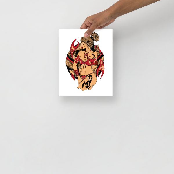 Royal Red Scorpio Art "Scorpio Beauty" | Scorpio Woman Art - Image 3