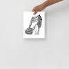 Heels Drawing "Goddess Isis High Heel" High Heel Art - Image 3