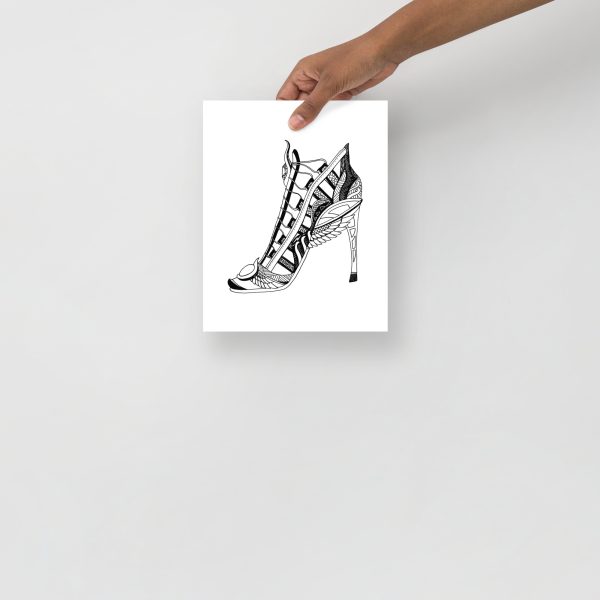Heels Drawing "Goddess Heels No. 5" High Heel Art - Image 3