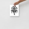 African Mask Drawing "Mask 95 of 100" African Masks Art - Image 4
