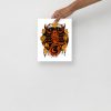 Orange Wall Art Print "Mystic Scorpio Zodiac" Orange Art - Image 4