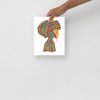 Cafe Afrocentric Art Print "Beautiful Mind" Afrocentric Wall Art - Image 4
