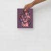 Mauve Rose Sagittarius Art “Sagittarius Goddess 1” Sagittarius Drawing - Image 3