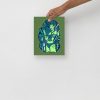Green Sagittarius Art “Sagittarius Goddess 1” Sagittarius Drawing - Image 3