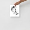 Minimal Goddess Heels No. 4 high heel art print on matte museum-quality paper