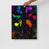 Minimal high heel art print on matte museum-quality paper for elevating wall decor