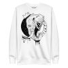 Royal Elephant sweatshirt with ribbed crew neck and soft fleece interior for streetwear style