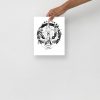 Super Mom art drawing print on matte museum-quality paper for mom