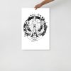 Super Mom matte museum-quality art print displayed as minimal wall decor