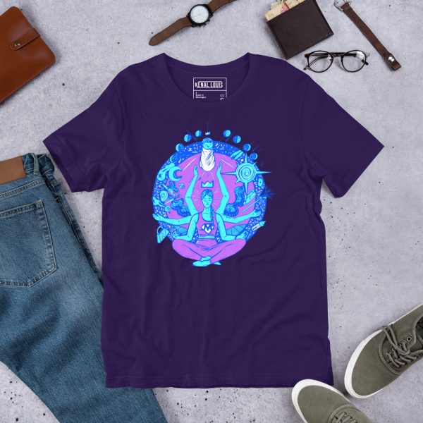 Blue Super Mom graphic tee in soft ring-spun cotton with stylish lettering