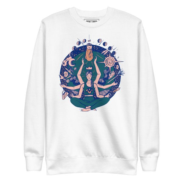 Pink Super Mom sweatshirt with ribbed crew neck and long sleeves, soft fleece interior
