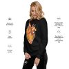 Cafe Heart Drawing “Musical Heart No. 2” Heart Sweatshirt - Image 2