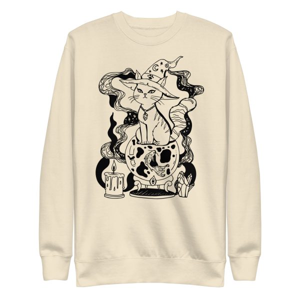 Cat Sweatshirt “Magical Cat of Fortune” Cat Mom Sweatshirt UNISEX