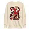 Red Cat Drawing “Magical Cat of Fortune” Cat Sweatshirt