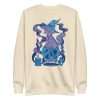 Mountain Blue Cat Drawing “Magical Cat of Fortune” Cat Sweatshirt - Image 7