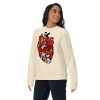 Heart Drawing “Transparent Heart” Heart Sweatshirt - Image 5