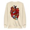 Heart Drawing “Transparent Heart” Heart Sweatshirt - Image 12