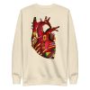 Heart Drawing “Melanin Heart” Heart Sweatshirt - Image 13