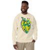 Heart Drawing “Brazil Musical Heart No. 2” Heart Sweatshirt - Image 6
