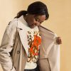 Mystical Octopus Sweatshirt |  Orange and Black Octopus Crew Neck Sweatshirt - Image 7