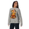 Orange Cat Sweatshirt “Magical Cat of Fortune” Cat Mom Sweatshirt - Image 3
