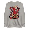 Red Cat Drawing “Magical Cat of Fortune” Cat Sweatshirt - Image 7