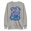 Mountain Blue Cat Drawing “Magical Cat of Fortune” Cat Sweatshirt - Image 6