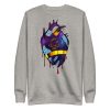 Heart Drawing "Royal Heart” Heart Sweatshirt - Image 14