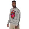 Heart Drawing "Pride Heart” Graphic Heart Sweatshirt - Image 6