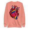 Heart Drawing "Pride Heart” Graphic Heart Sweatshirt - Image 15