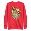 Guardian Gold Heart Drawing “Musical Heart No. 2” Heart Sweatshirt - Image 8