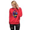 Heart Drawing "Royal Heart” Heart Sweatshirt - Image 3