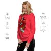 Heart Drawing “Transparent Heart” Heart Sweatshirt - Image 2