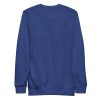 Blue Cat Drawing “Magical Cat of Fortune” Cat Sweatshirt - Image 4