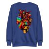Heart Drawing "Pride Awareness Heart” Heart Sweatshirt - Image 7