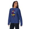 Heart Drawing "Royal Heart” Heart Sweatshirt - Image 2