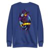Heart Drawing "Royal Heart” Heart Sweatshirt - Image 8