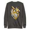 Guardian Gold Heart Drawing “Musical Heart No. 2” Heart Sweatshirt - Image 7