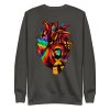Heart Drawing "Pride Awareness Heart” Heart Sweatshirt - Image 9