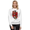 Heart Drawing “Transparent Heart” Heart Sweatshirt - Image 6