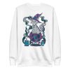Grey Cat Sweatshirt “Magical Cat of Fortune” Cat Mom Sweatshirt - Image 5