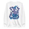 Mountain Blue Cat Drawing “Magical Cat of Fortune” Cat Sweatshirt - Image 8